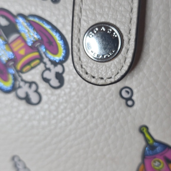 Coach Colorful Rocket Print Notebook Cover - pebbled leather - Picture 3 of 16